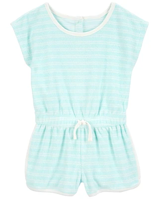 Striped Terry Romper