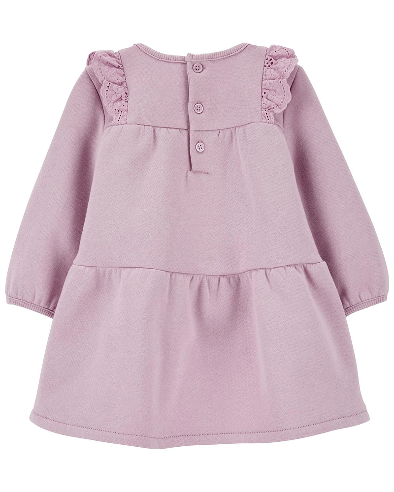 Baby Long Sleeve Fleece Dress