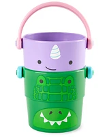 Zoo Stack & Pour Buckets Baby Bath Toy