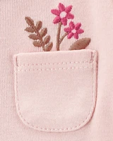 Baby 4-Pack Long-Sleeve Botanical Bodysuits
