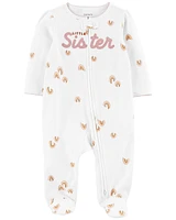 Little Sister 2-Way Zip Cotton Sleeper