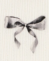 Kid Bow Pointelle Baby Tee
