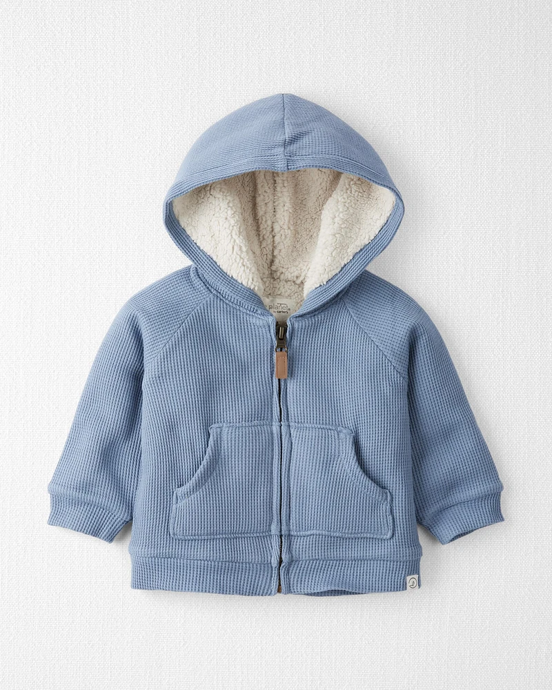 Baby Sherpa Lined Jacket Made with Organic Cotton