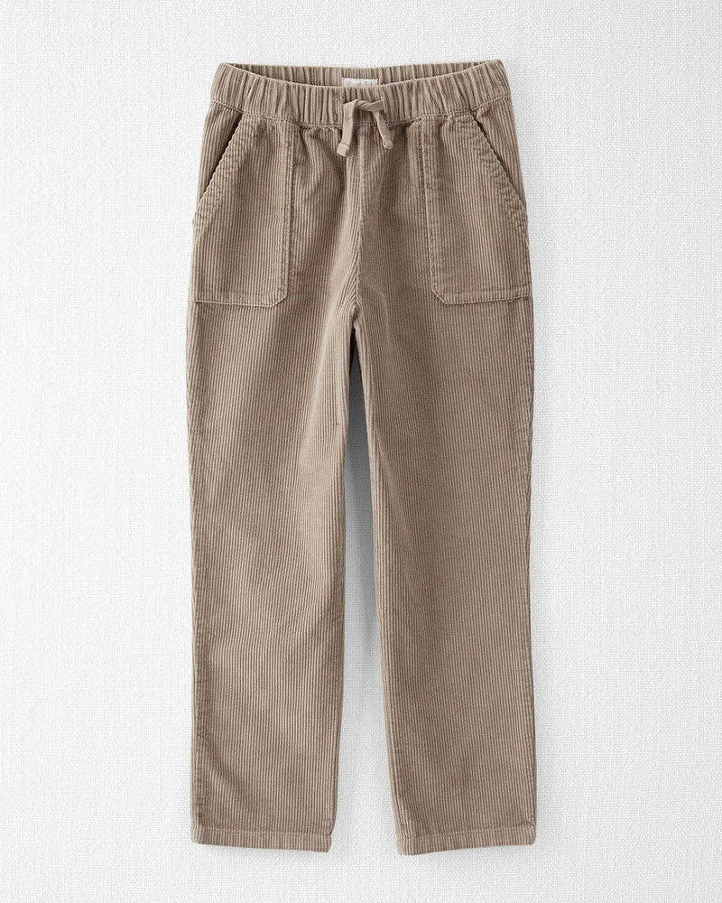 Kid Organic Cotton Corduroy Pants Baby Otter