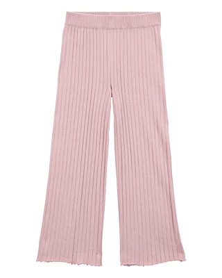 Kid Sweater Knit Pull-On Flare Pants