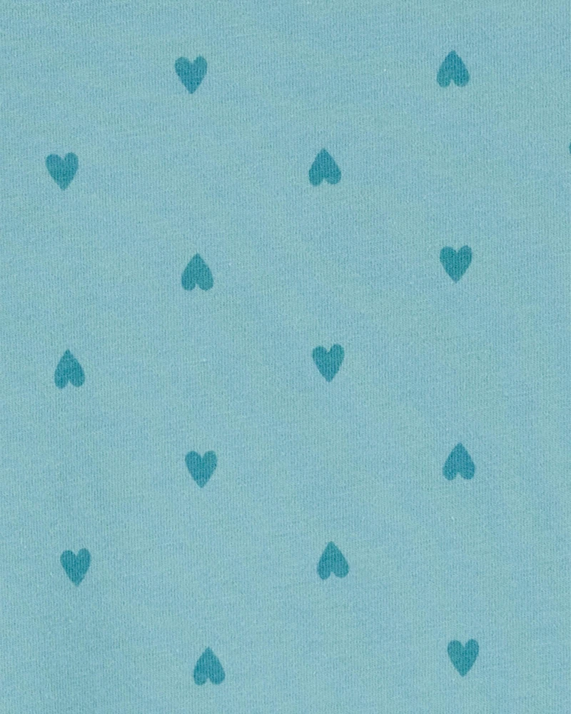 Kid Heart Long-Sleeve Peplum Jersey Tee