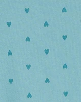 Kid Heart Long-Sleeve Peplum Jersey Tee