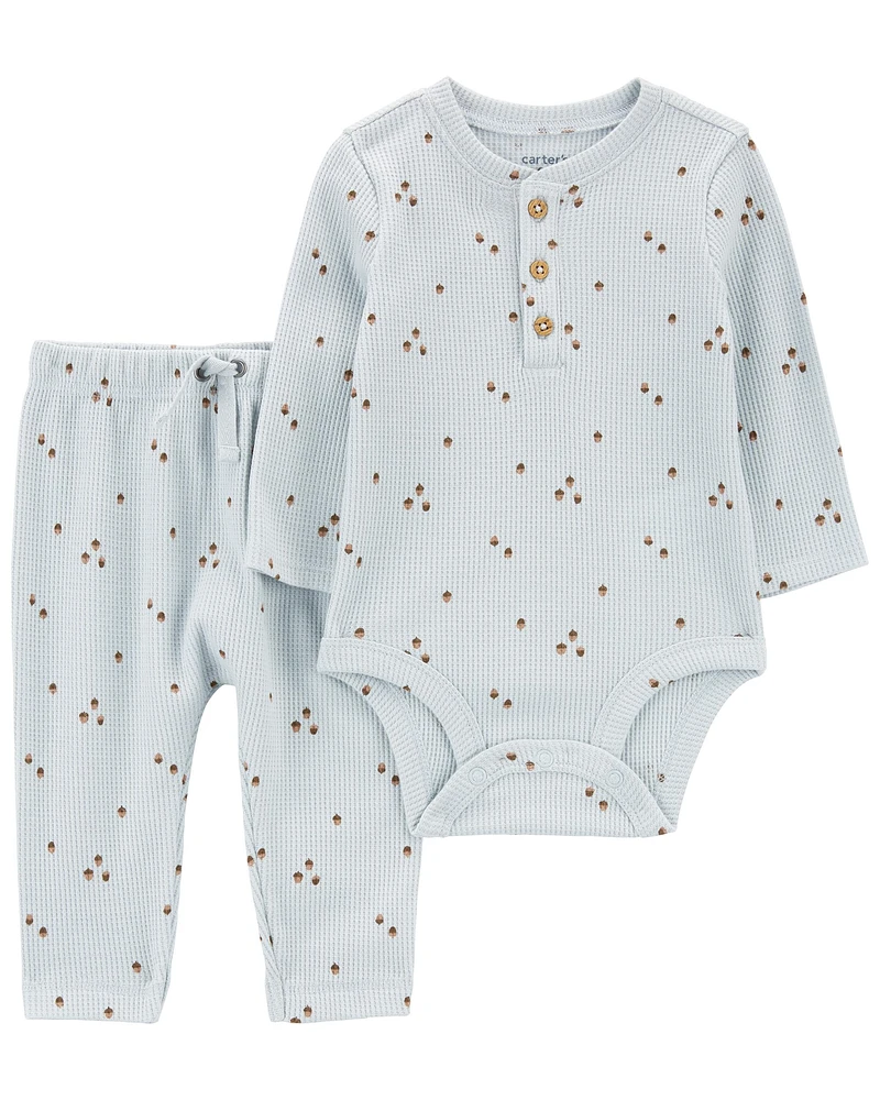 Baby 2-Piece Acorn Bodysuit Pant Set