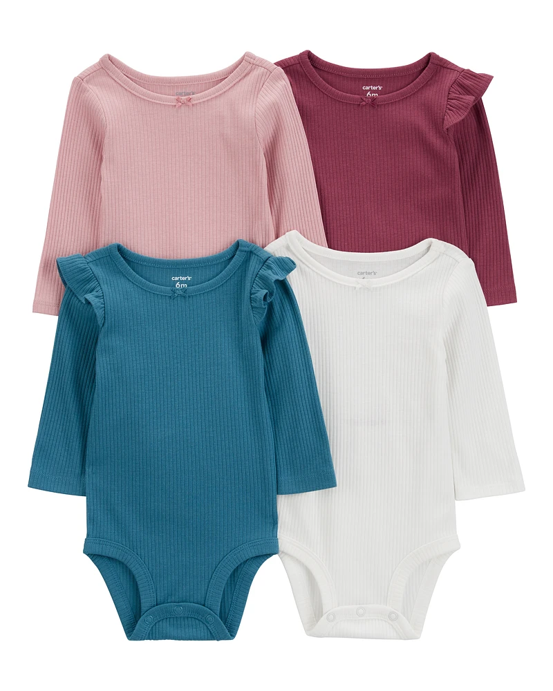 Baby 8-Pack Long-Sleeve Bodysuits