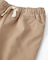 Baby Organic Cotton Pants Toasty Hazelnut