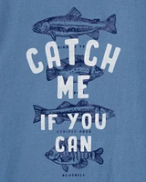 Kid Fishing Graphic Tee
