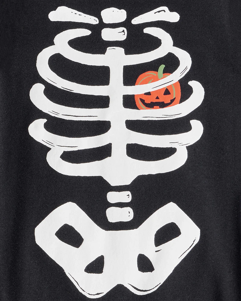 Baby 2-Piece Glow Skeleton Halloween 100% Snug Fit Cotton Pyjamas