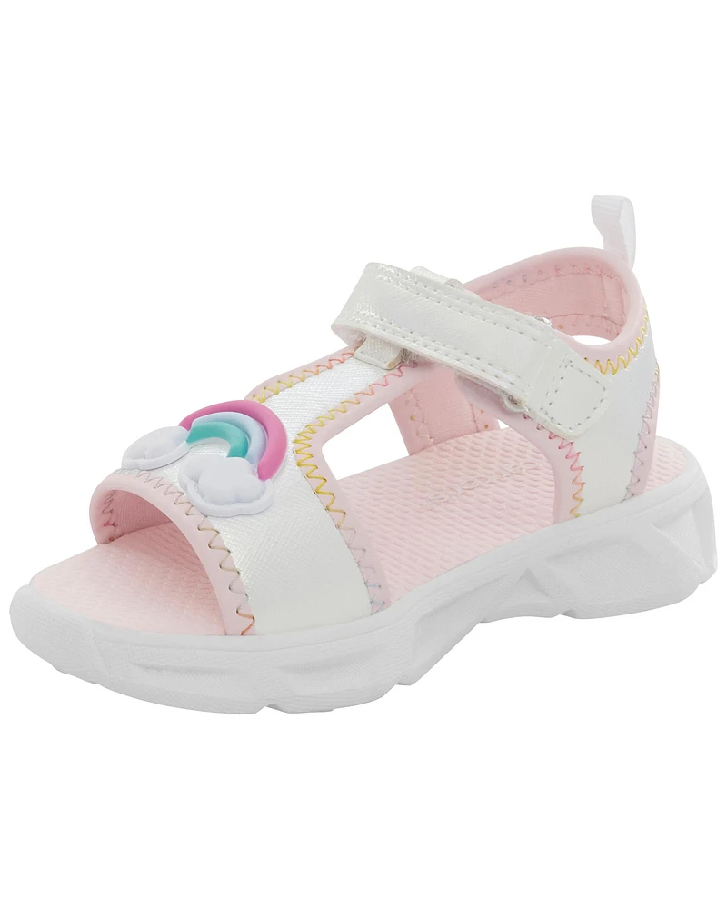 Toddler Rainbow Light Up Sandals