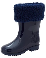 Toddler Faux Fur-Lined Rain Boots