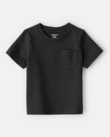 Baby Solid Short-Sleeve Tee - Black