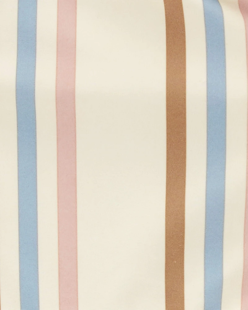 2-Piece Striped Tankini Set