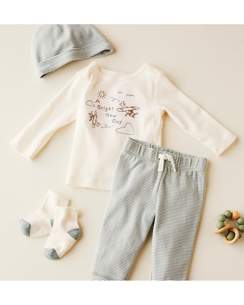 4-Piece Airplane Outfit Set