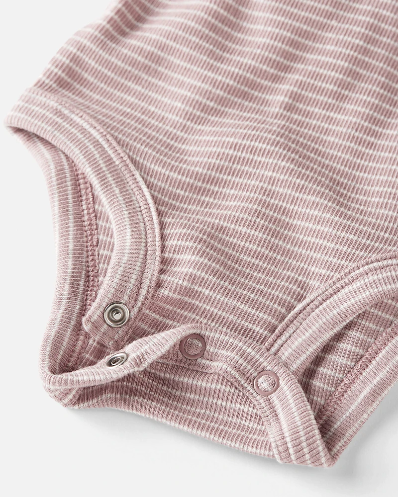 Baby -Pack Organic Cotton Rib Bodysuits