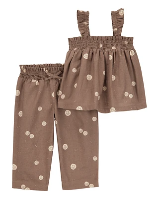 Baby 2-Piece Printed Tank & Pant Set