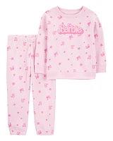 Baby 2-Piece Barbie Sweatshirt & Pant Set