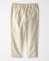 Toddler Linen Pants Made with Organic Cotton