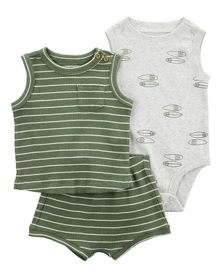 Baby 3-Piece Surfboard Little Short Set