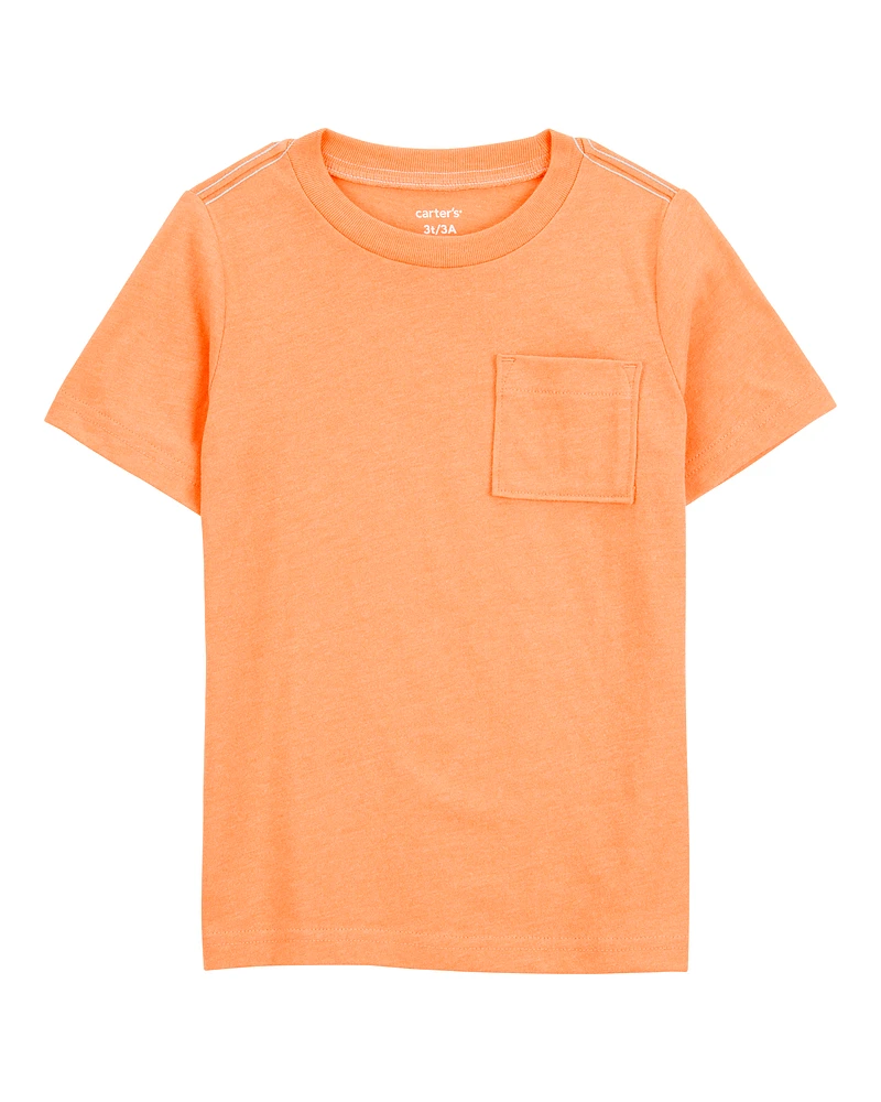 Toddler Solid Short-Sleeve Tee - Orange