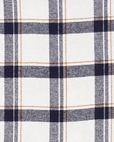 Kid Plaid Twill Flannel Dress