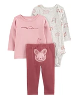 Baby 3-Piece Bunny Little Character Set