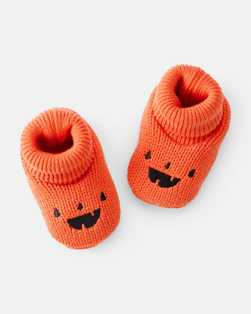 Baby Halloween Crochet Booties