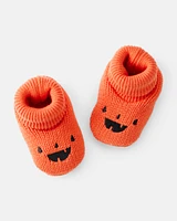 Baby Halloween Crochet Booties