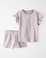 Toddler 2-Piece Organic Cotton Striped Set