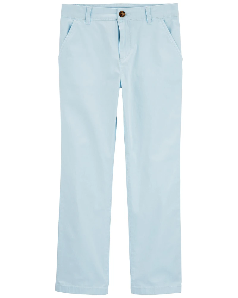 Flat-Front Pants