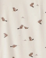 Kid Organic Cotton Pyjamas Beavers' Creek Print
