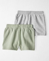 Toddler 2-Pack Organic Cotton Shorts