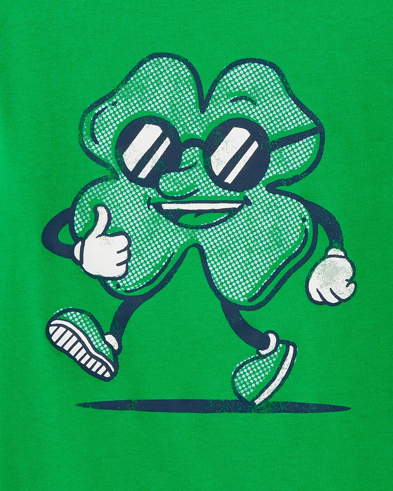 Kid St. Patrick's Day Long-Sleeve Tee - Green