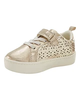 Toddler High-Top Glitter Sneakers - Gold