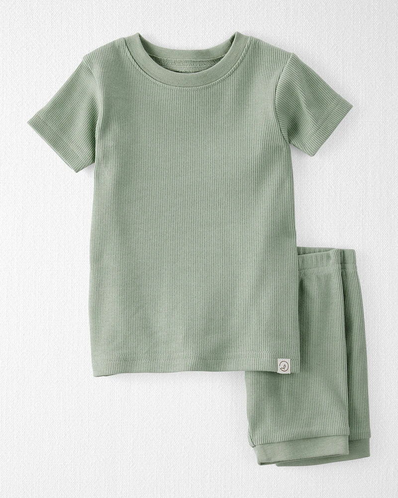 Baby Organic Cotton Pyjamas Set Green