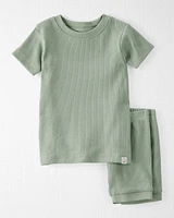 Baby Organic Cotton Pyjamas Set Green