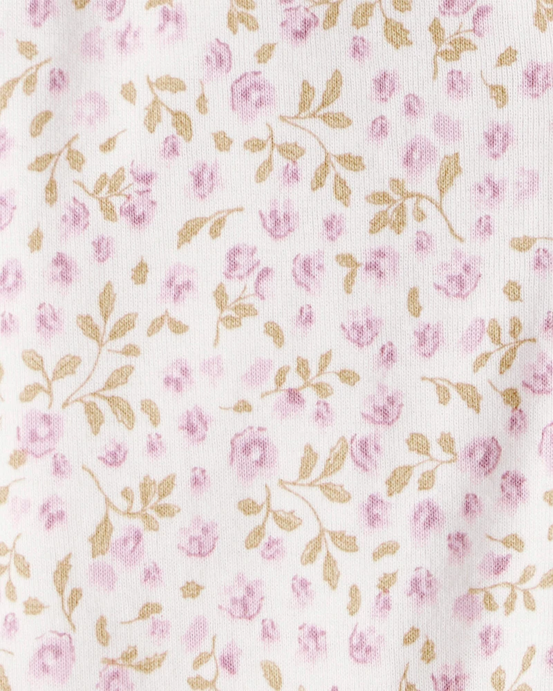 Baby Organic Cotton Sleep & Play Pyjamas Botanic Muse Print