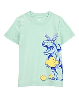 Toddler Dinosaur Cotton Blend Short-Sleeve Tee - Green