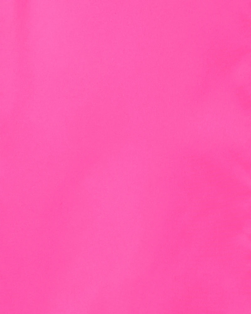 Kid Solid Windbreaker Jacket - Pink