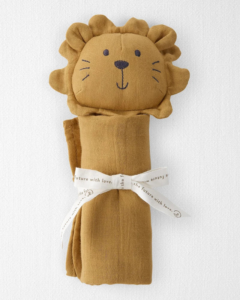 Baby Organic Cotton Lion Lovey