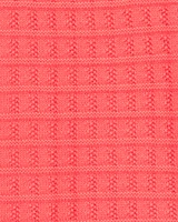Kid Orange Knit Tank Top