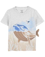 Whale-Print Graphic Tee