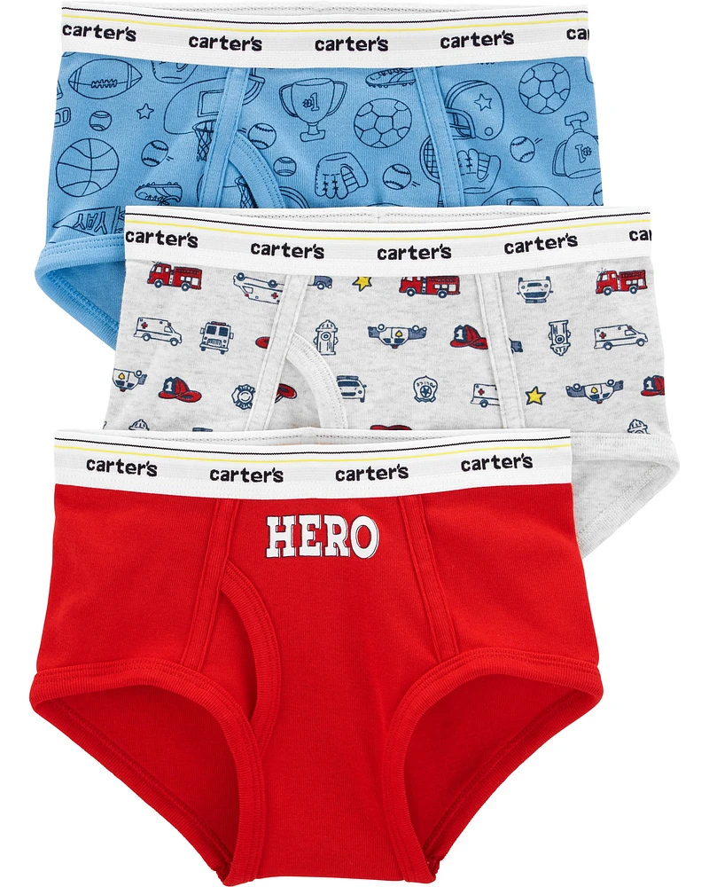 3-Pack Hero Cotton Briefs