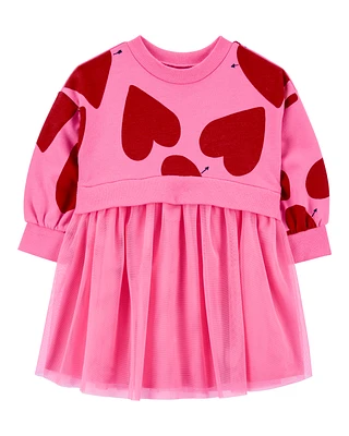 Baby Heart Long-Sleeve Dress