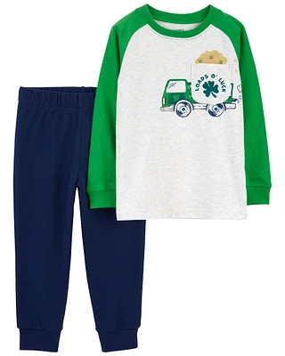 Toddler 2-Piece Load O' Luck  Pullover & Pull-On Pant Set