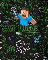 Kid 2-Piece Minecraft™ Rashguard & Swim Trunk Set