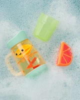 Tub-to-Table Café Swirl & Splash Lemonade Bath Toy Set